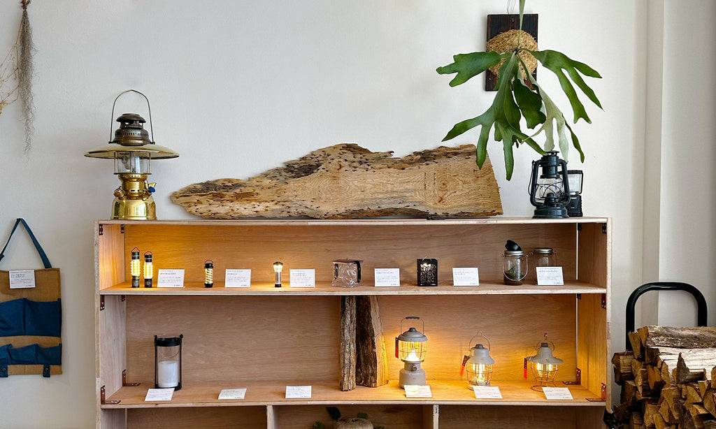 CAESU.本店にLEDランタンコーナーができました!