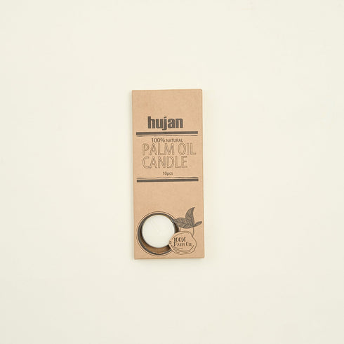 【hujan】パームオイルキャンドル10個入り