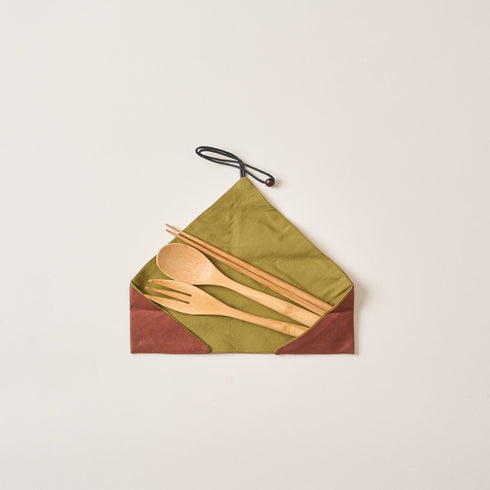 天然竹カトラリー 3点セット