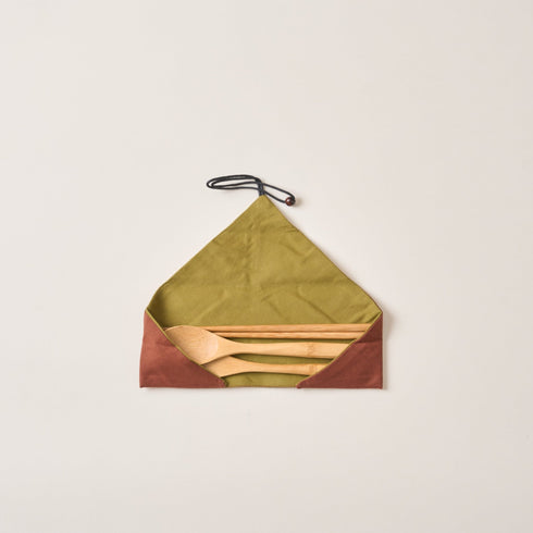 天然竹カトラリー 3点セット