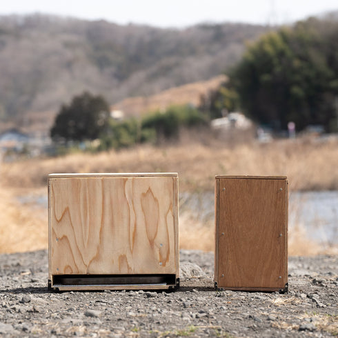 【CAESU.SDGs OUTDOOR】BLANK-182ウッドハードケース(CAJON/SMOKING)