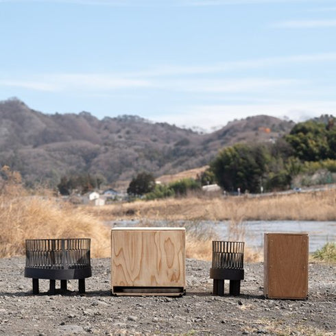 【CAESU.SDGs OUTDOOR】BLANK-182ウッドハードケース(CAJON/SMOKING)